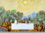 고흐 - 올리브나무와 노란하늘 그리고태양